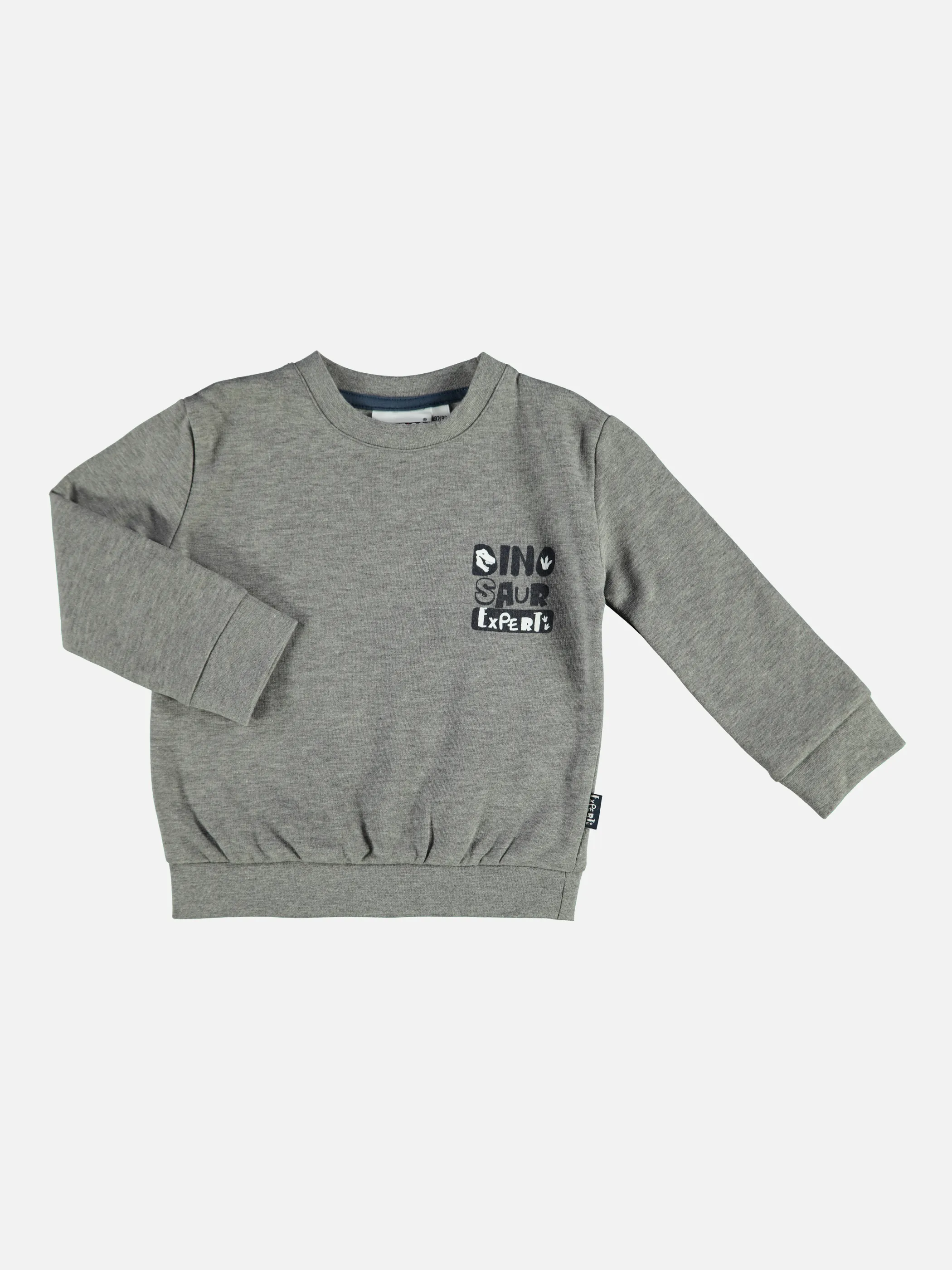 Mädchen Sweatshirt mit kleinem Schriftprint