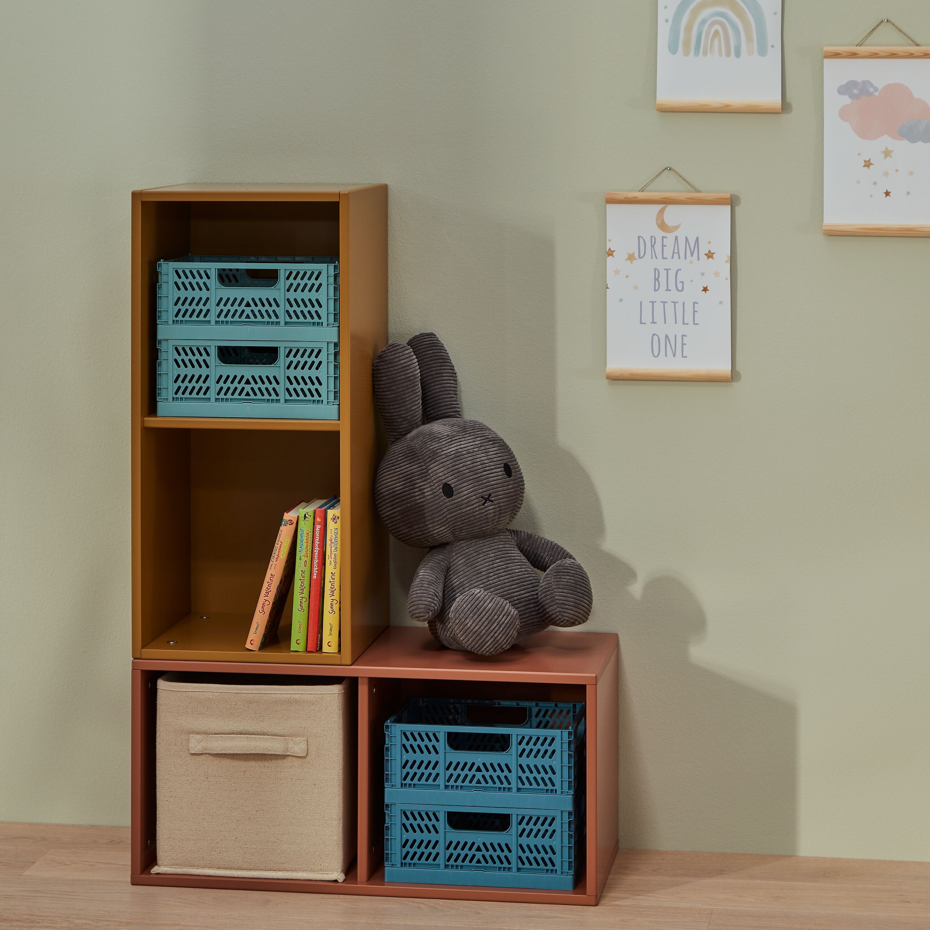 TAMAYO Aufbewahrungsbox - Beige / B: 28.0 cm x T: 28.0 cm x H: 28.0 cm