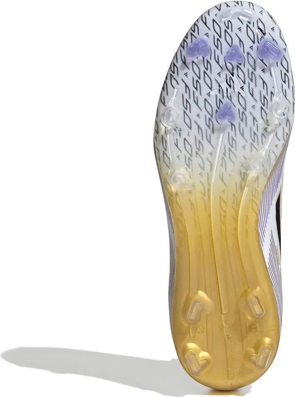 adidas - F50 Elite - Voetbalschoenen - Wit - Firm Ground - Kids