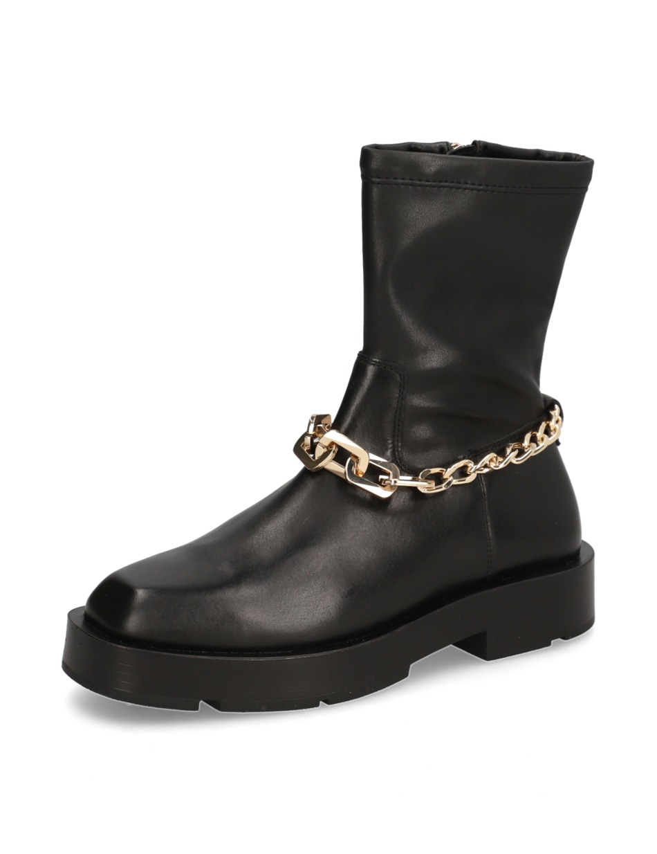 Lederkombination Boot
