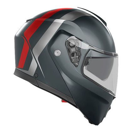 Casque AGV STREETMODULAR - RESIA MATT - Gris / Gris