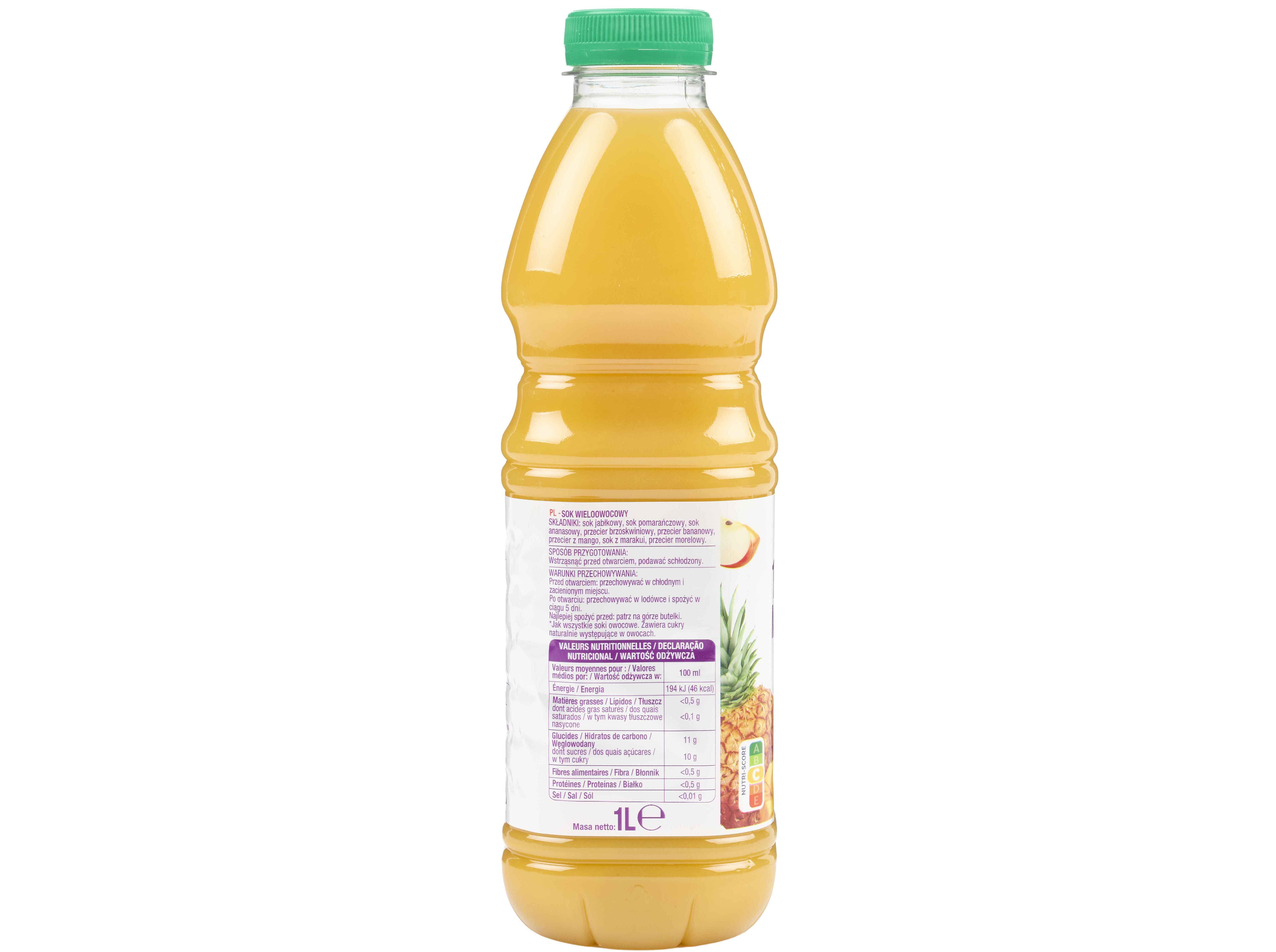SUMO AUCHAN 100% MULTIFRUTOS 1L