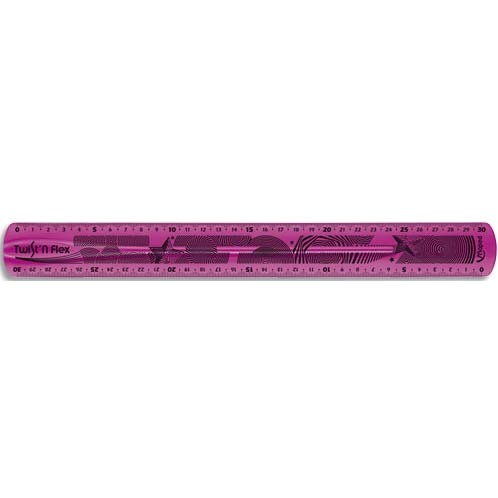 Sachet brochable d'1 règle TWIST 'N FLEX 30cm