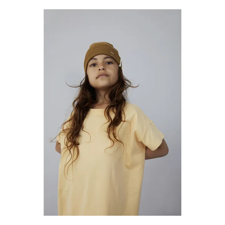 Gray Label Bonnet Coton Bio | Marron