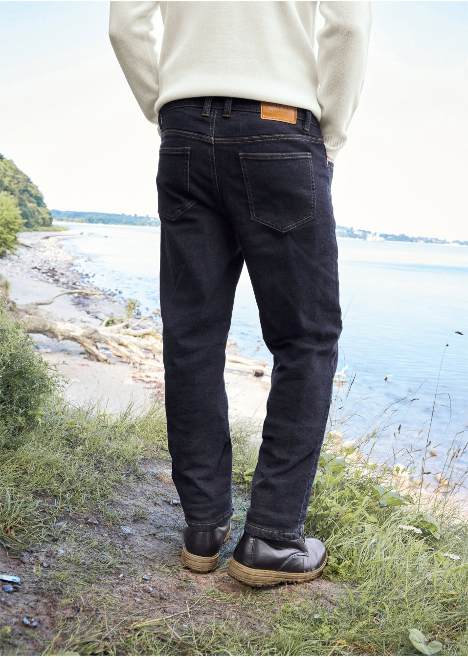 Jean thermo extensible Classic Fit, Straight