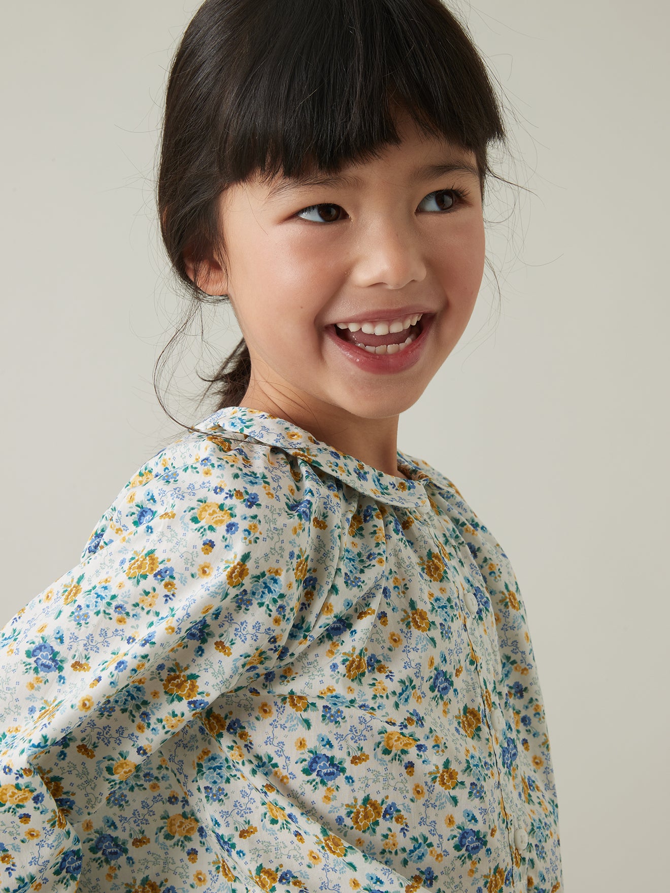 Blouse Fille en tissu Liberty