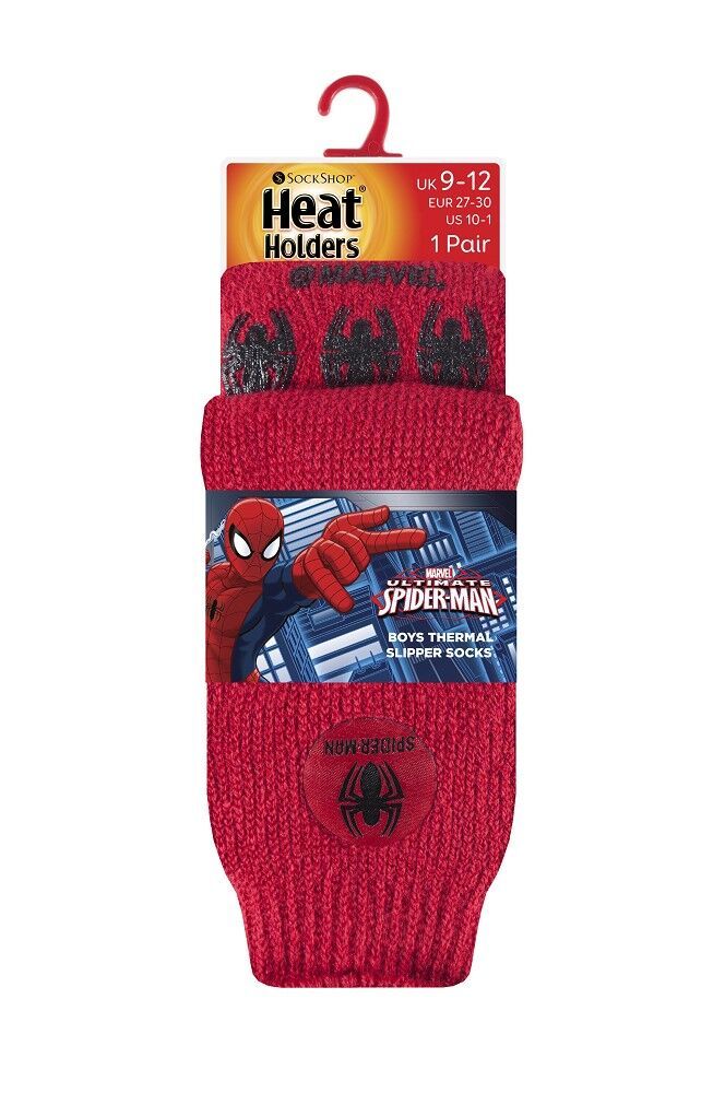 HeatHolders Therrmosocken Kids Spiderman Größe 31-36