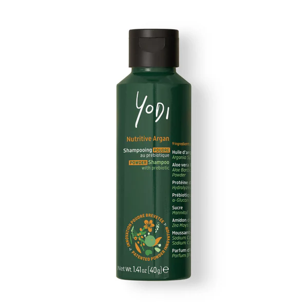 Yodi Shampoing Poudre au Prébiotique - Nutritive Argan 40 g