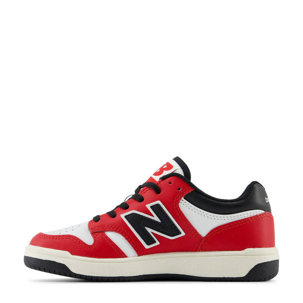 New Balance 480sneakers rood/zwart/wit