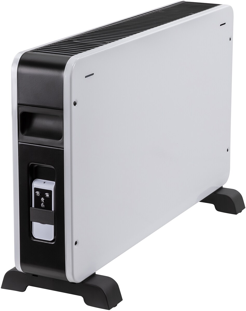 Heidenfeld Konvektorheizung EK100, Standgerät oder Wandmontage, 1000-2300 Watt, Timer, bis 40 m²