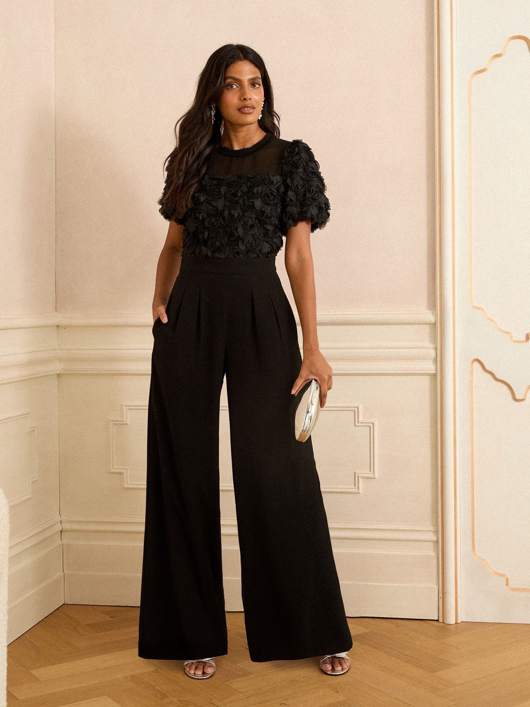 Love & Roses 3D Rose Jumpsuit