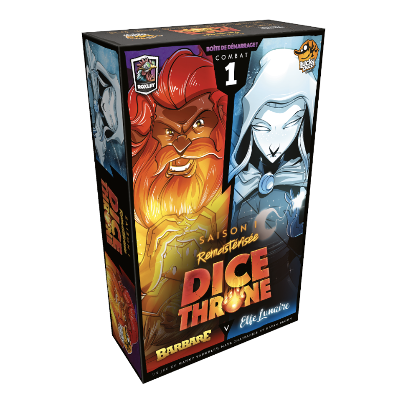 Dice Throne S1 : Barbare Vs Elfe Lunaire