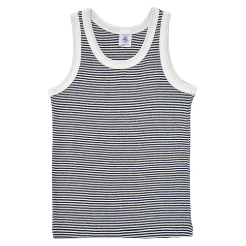 Petit Bateau - A01DS00 X2 - Blanc / Bleu