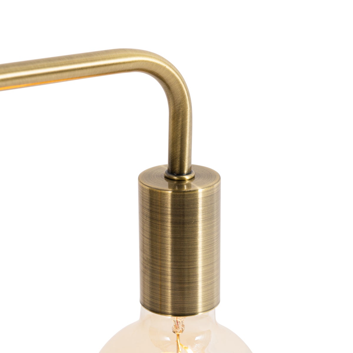 Moderne bronzen tafellamp - Facil