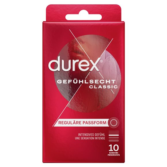 DUREX Gefühlsecht Classic Präservativ<br>10 Stück