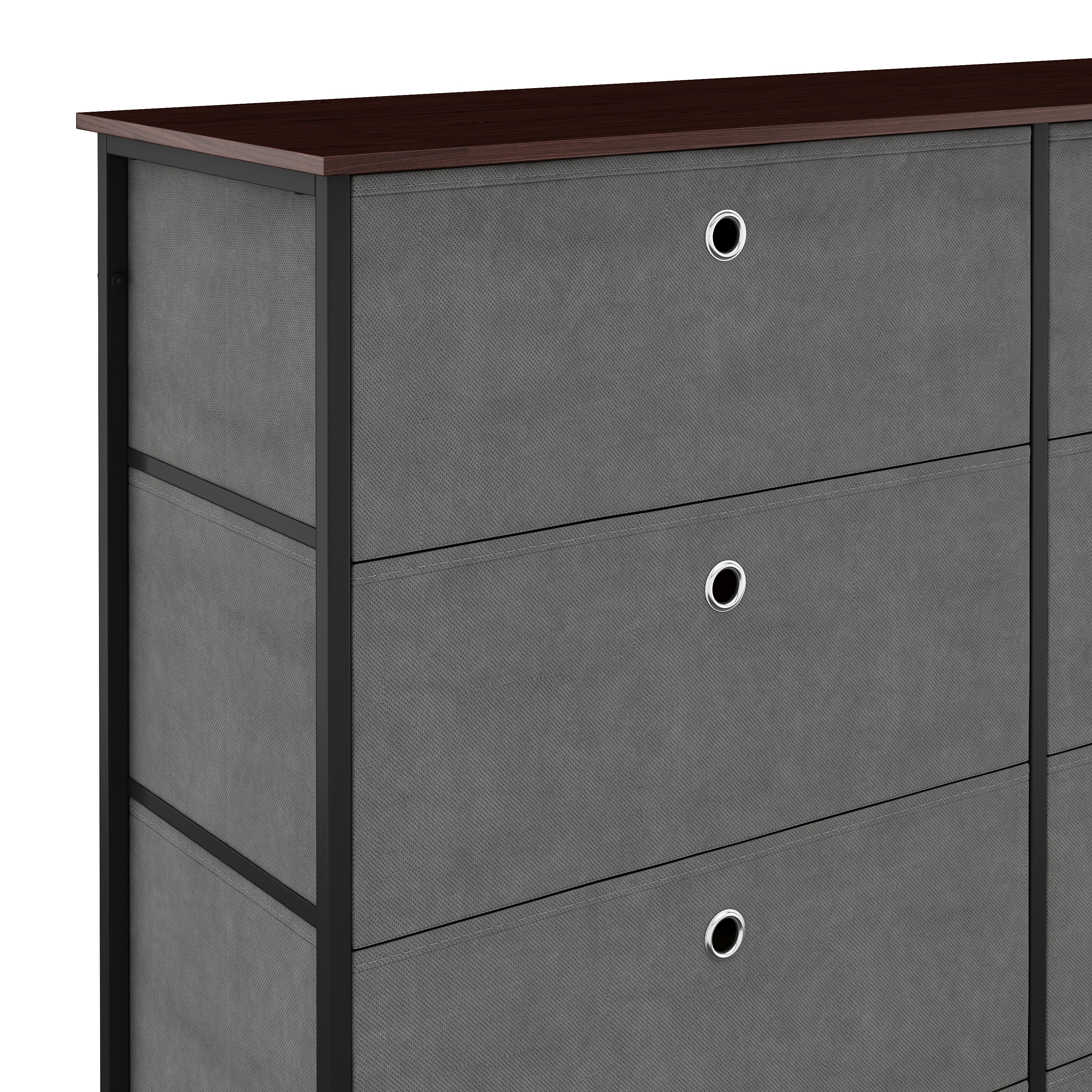 Sideboard MIKA 119 x 100 cm anthrazit