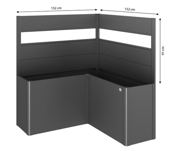 Biohort Sichtschutz Belvedere L150 mit