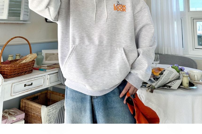 SeoulPop - Cartoon Print Loose-Fit Hoodie