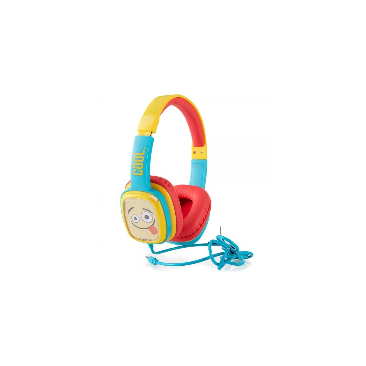 Emoji On-Ear Hodetelefoner Flip n Switch Blå