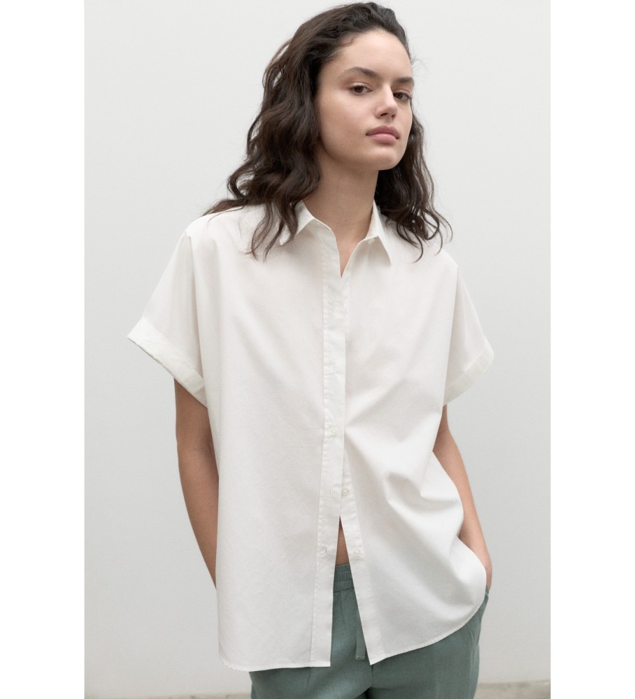 Camisa branca feminina ECOALF Isaalf