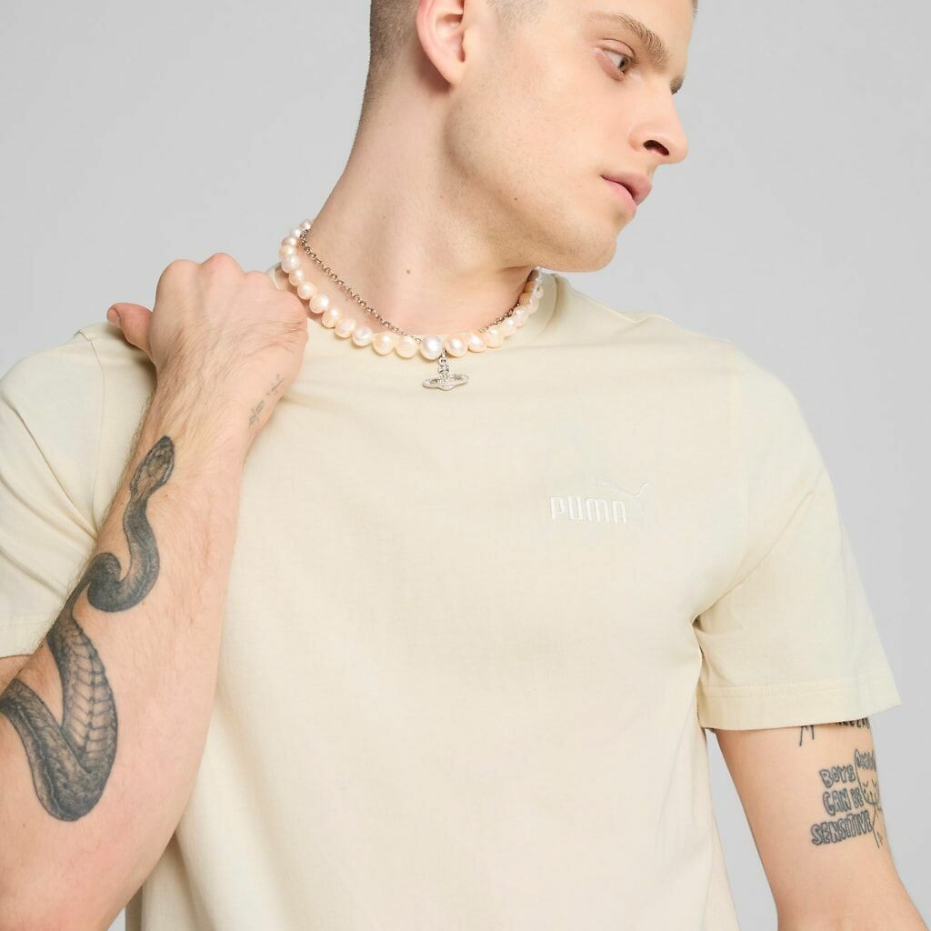 Camiseta PUMA com gola redonda e mangas curtas