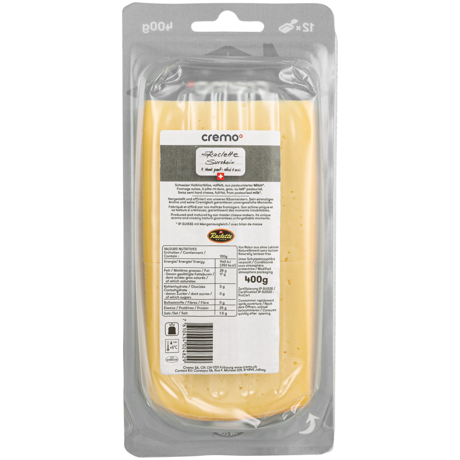 Mazot Raclette Surchoix Scheiben IP-Suisse