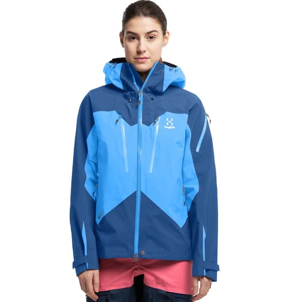 Veste alpinisme HAGLÖFS SPITZ JKT W NORDIC BLUE/BALTIC