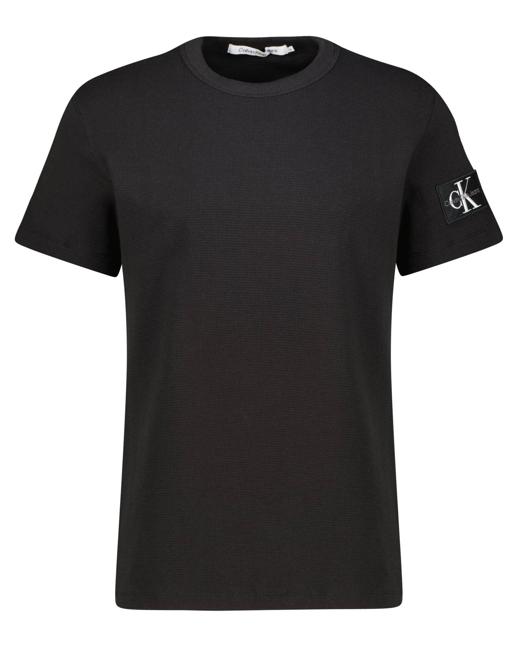 CALVIN KLEIN JEANS| Herren T-Shirt BADGE WAFFLE TEE Regular Fit