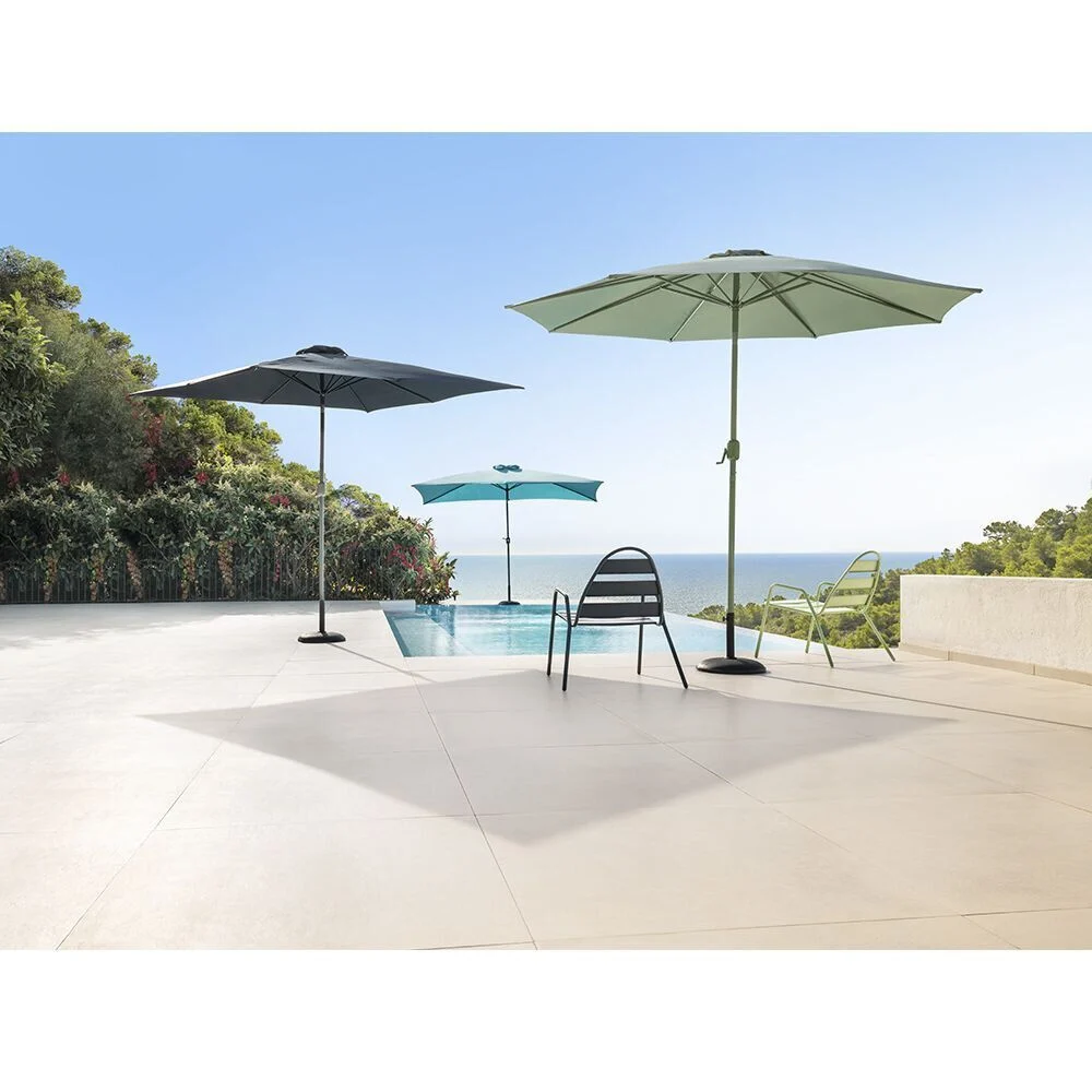 Parasol centré HAVANE gris