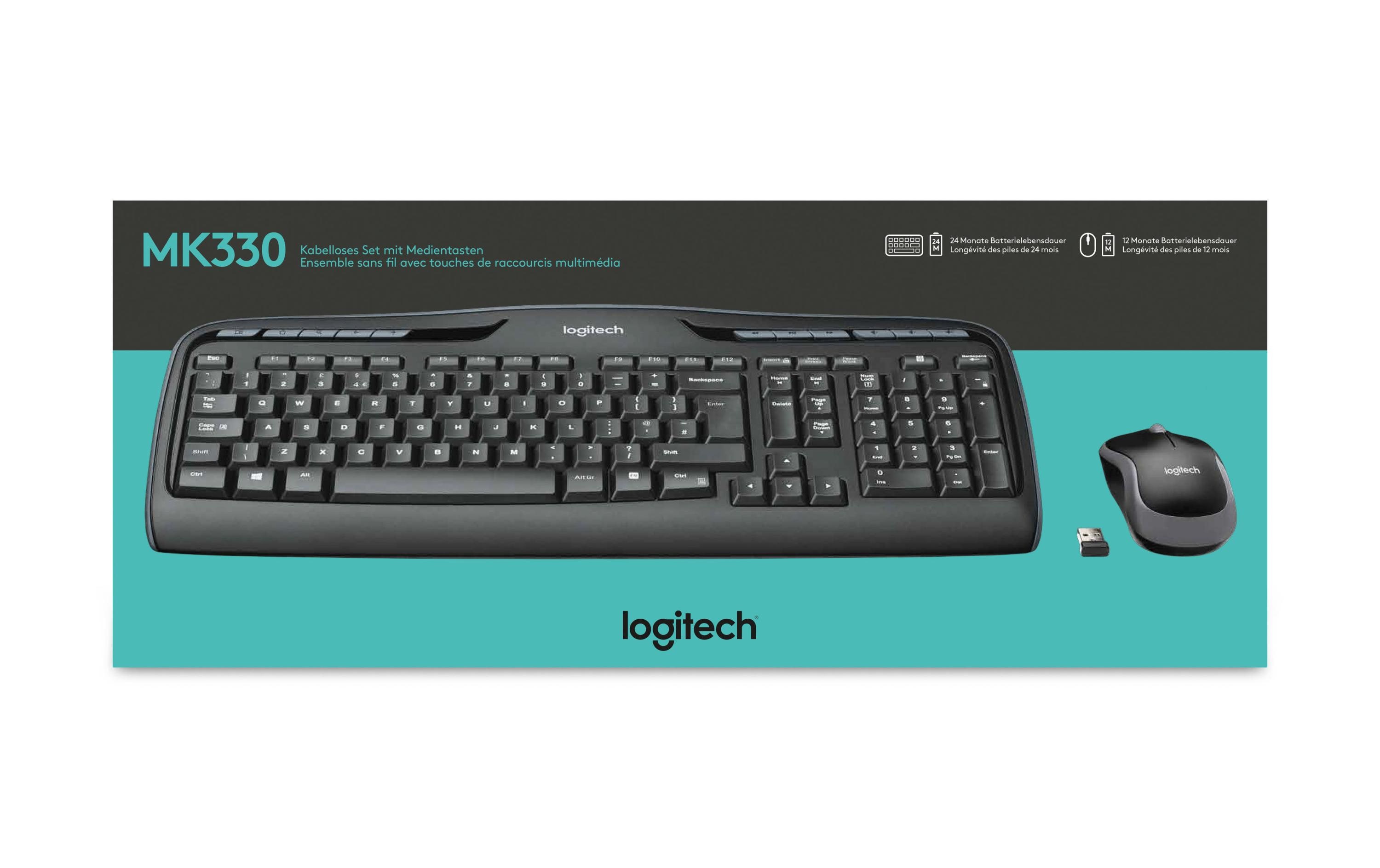 Tastatur-Maus-Set MK330 Wireless ComboWireless-Tastatur und -Maus