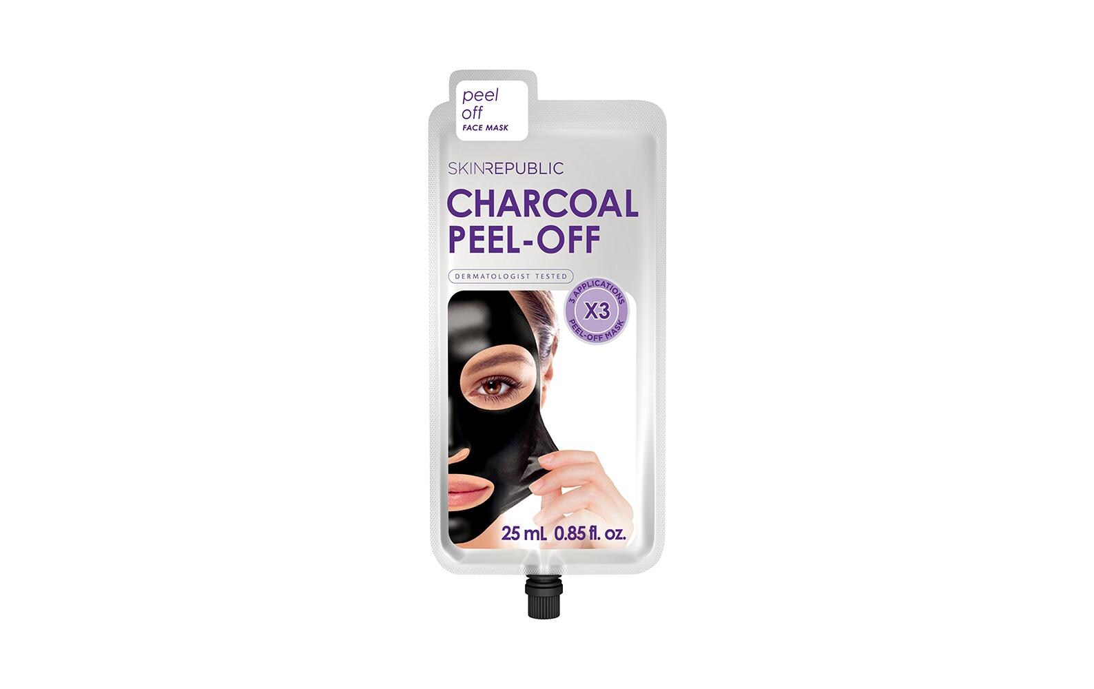 Gesichtsmaske Charcoal Peel-Off 1 StückReinigende flüssige Gesichtsmaske
