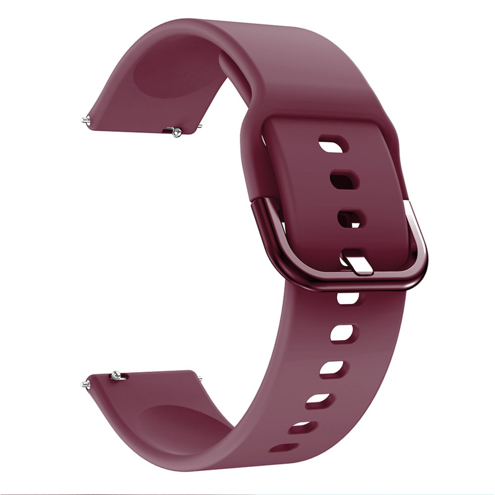 Samsung Galaxy Watch 4 (44mm) Silikon Sport Armband mit Dornschliesse (Gelenkumfang: 155-195mm) - Weinrot