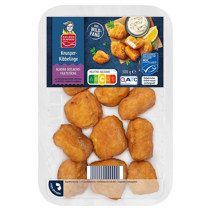 GOLDEN SEAFOOD Backfisch 300 g, Kibbelinge