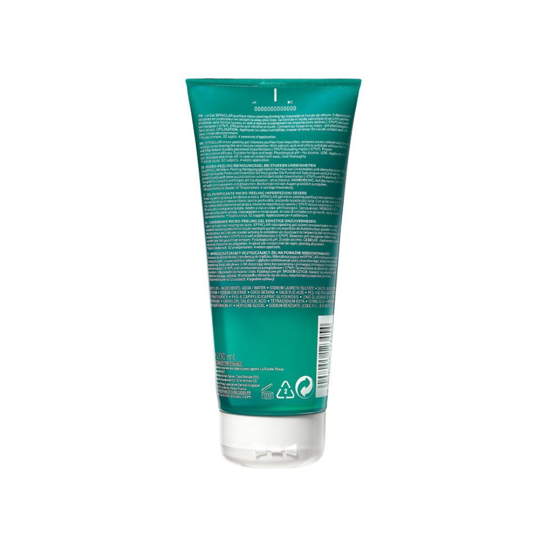 LA ROCHE POSAY  Effaclar - Gel Purificante Efeito Micropeeling - 200ml