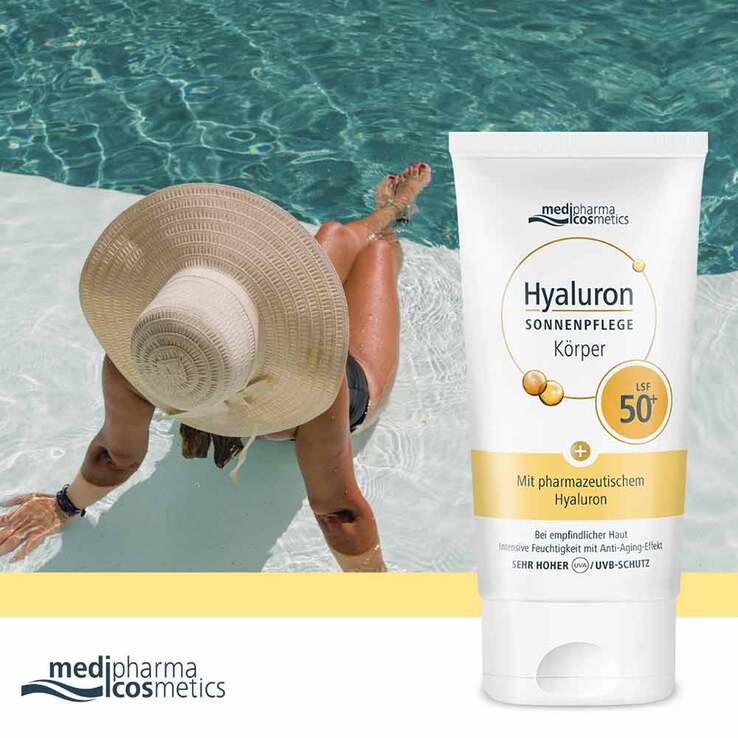 Hyaluron Sonnenpflege Körper LSF 50+ , 150 ml