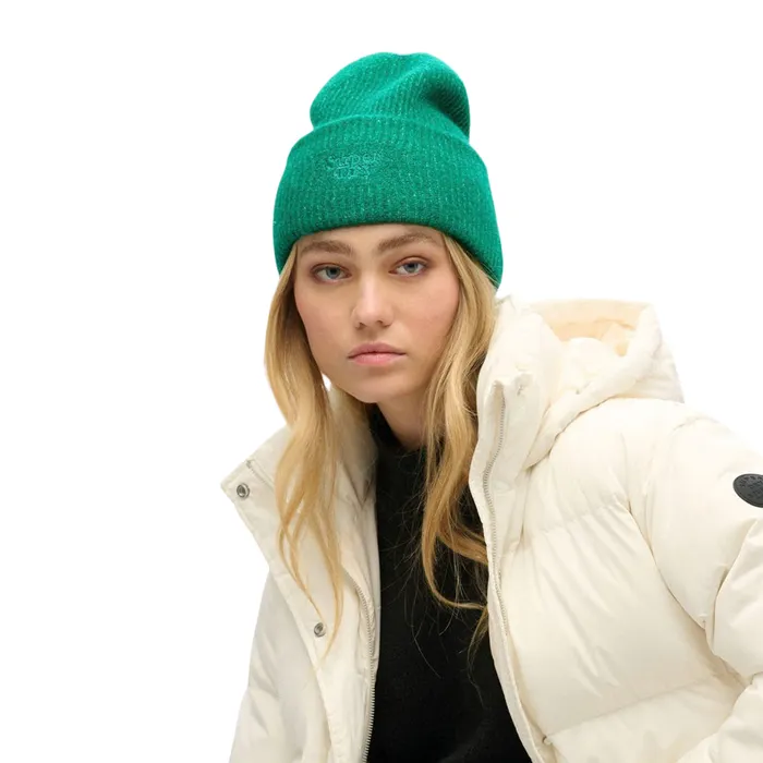 Superdry Soft Ribbed Beanie Dames