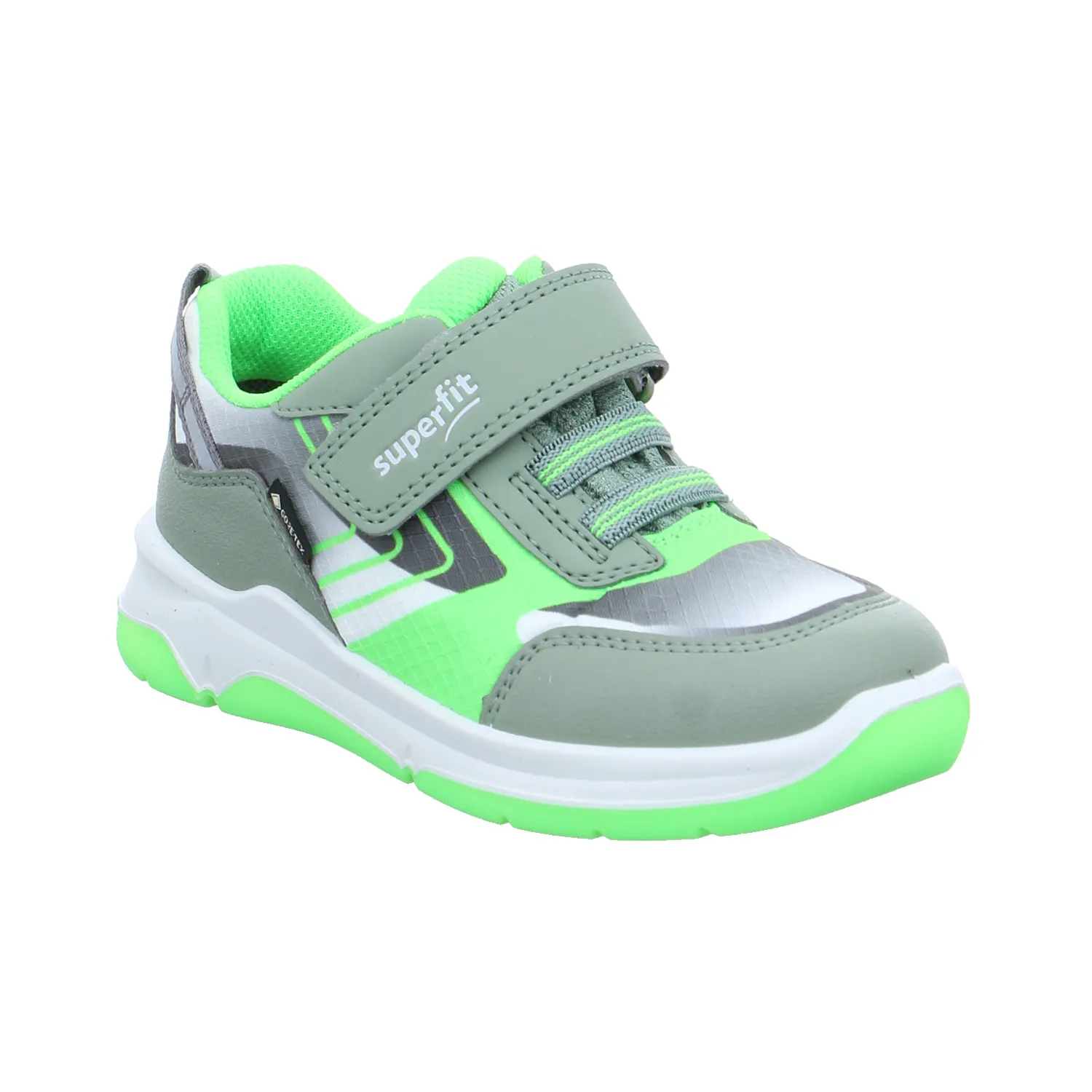 SUPERFIT Kleinkinder-Sport -Halbschuh Grün Textil  Sneaker