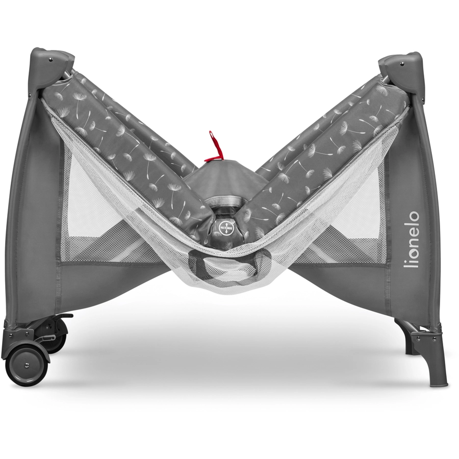 lionelo Reisebett Stefi Plus Grey White