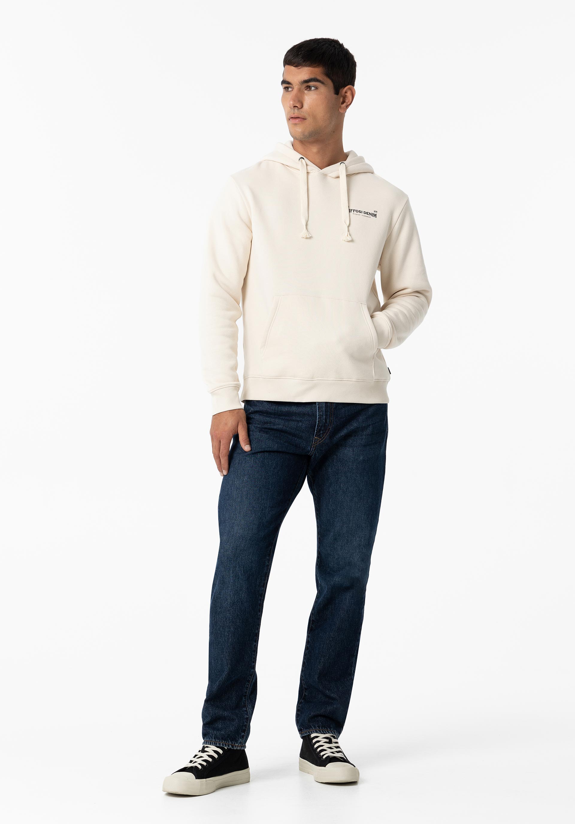 Hoodie com Estampado nas Costas