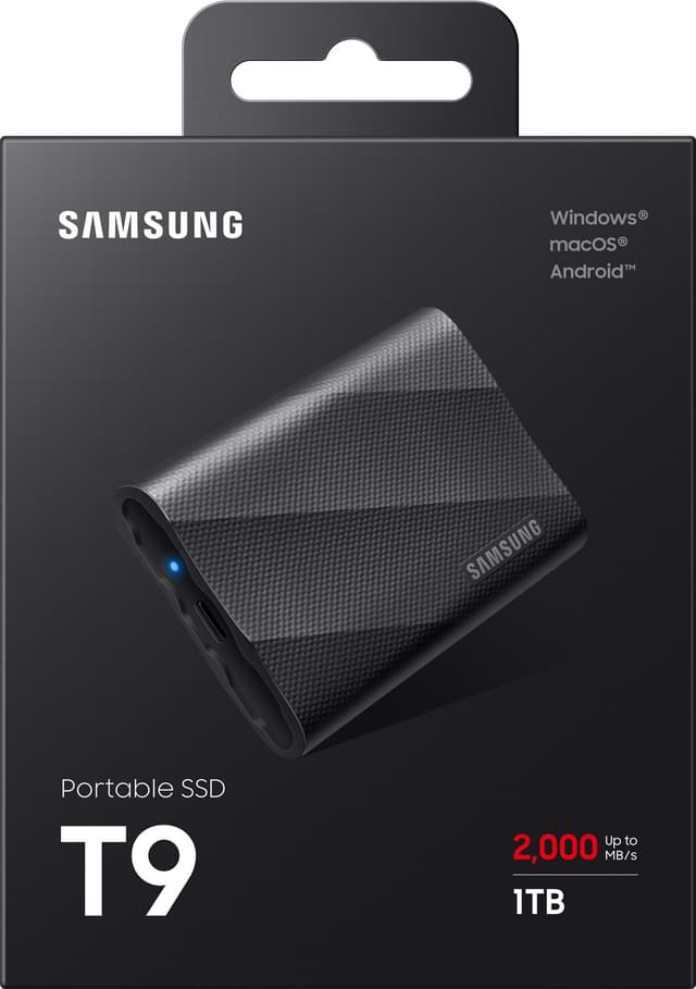 Samsung T9 1TB ekstern SSD