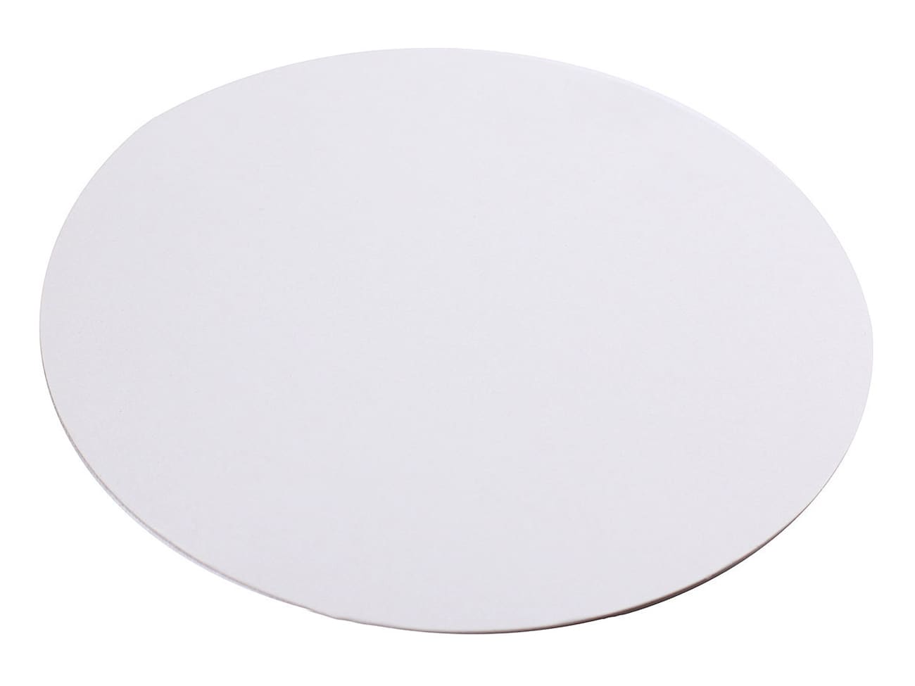 Support carton rond - uni blanc - Ø 20 cm (x 250) - Nordia