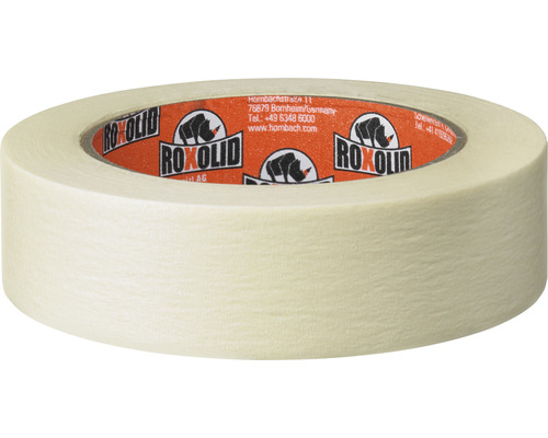 ROXOLID vlakke afplaktape beige 30 mm x 50 m