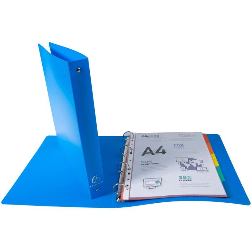 Classeur 4 anneaux 30mm polypropylène OPAK - A4 Maxi