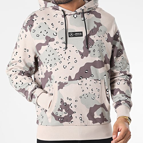 Sweat Capuche MAPF1 701221828 Beige Gris Bordeaux Camouflage