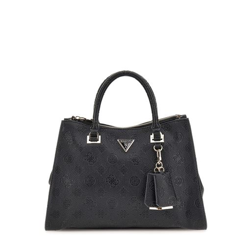 Guess Cresidia Society Satchel, Black