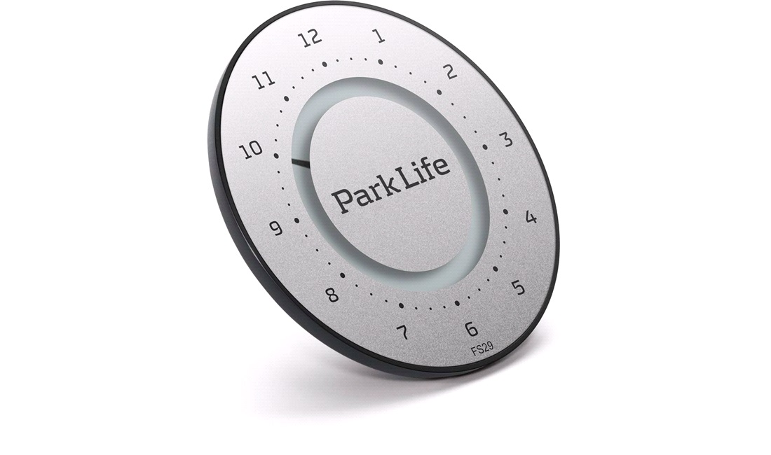 Elektronisk P-skive Park Life Silver