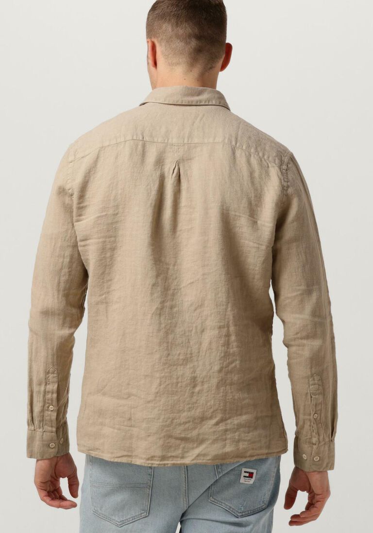 THE GOODPEOPLE beige the goodpeople casual overhemd soho