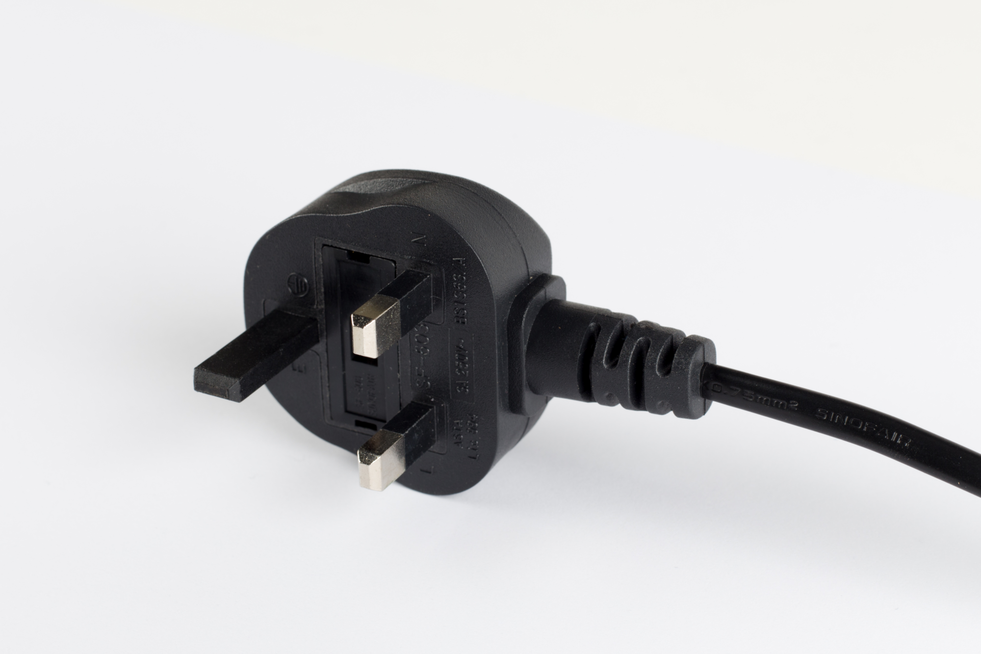 Vloerlamp Tripod hout zwart
