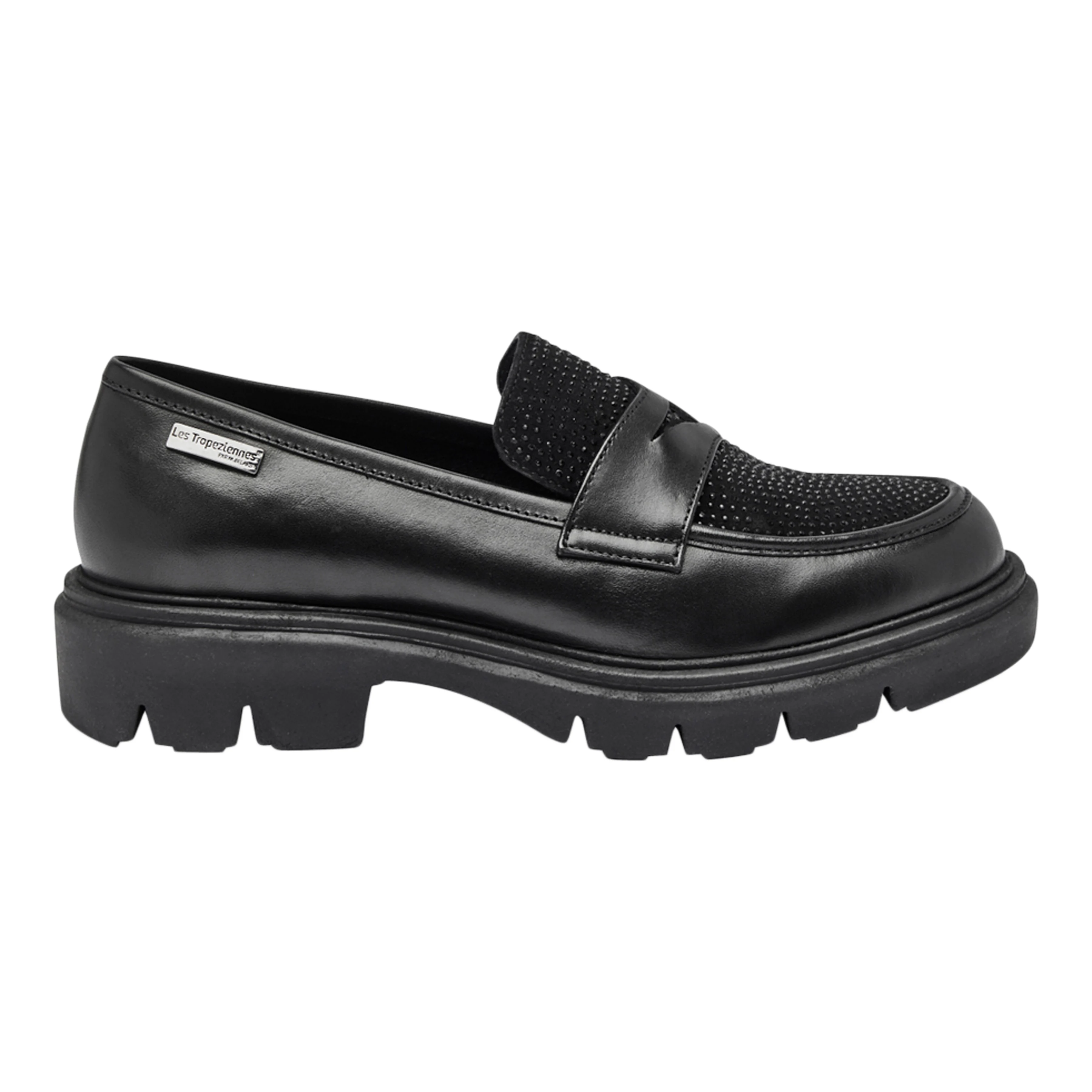 Mocassins en cuir | Noir