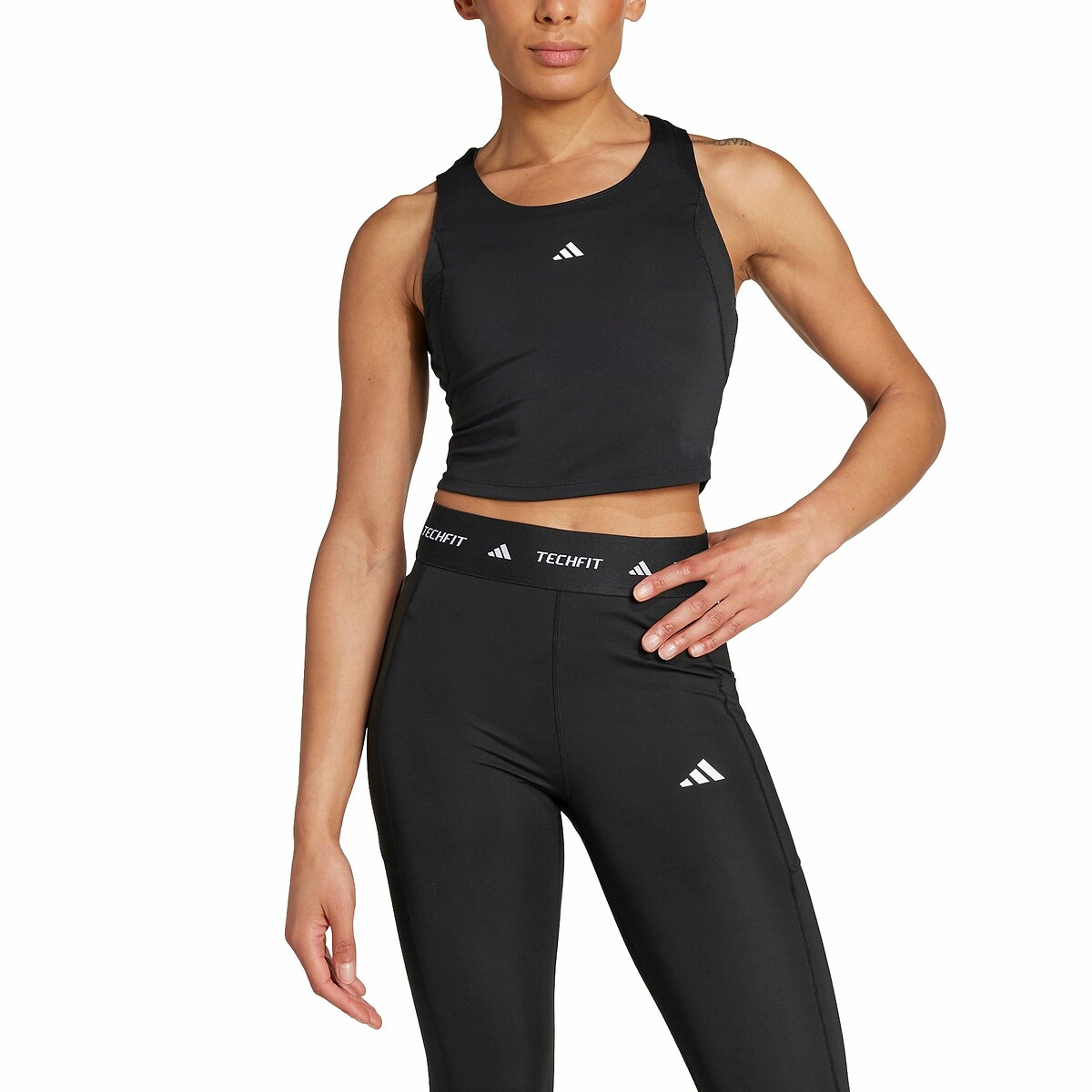 adidas Performance<br>Regata curta para treino TECHFIT